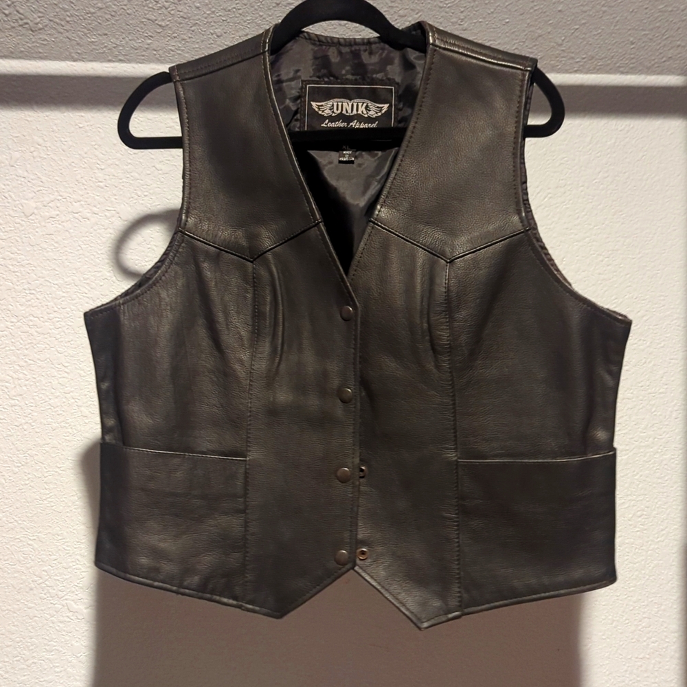 Leather Riding Vest